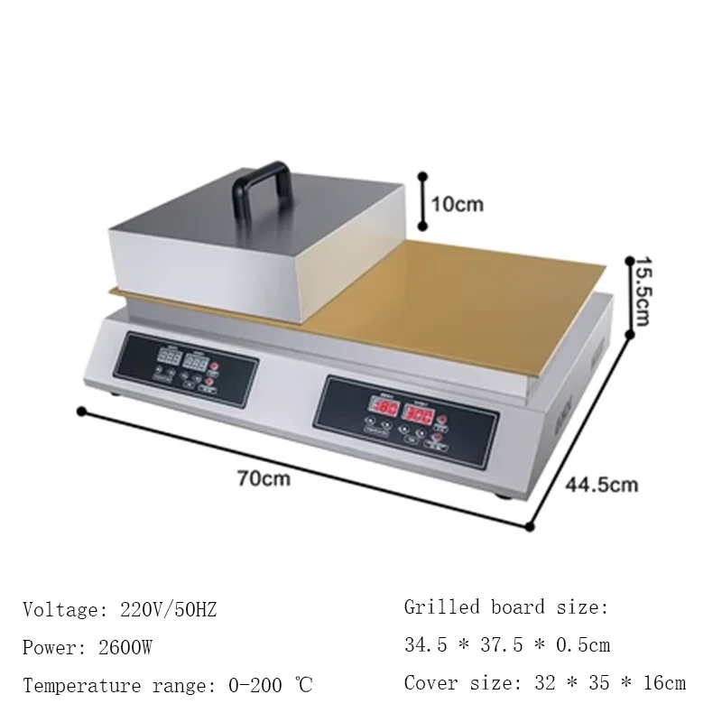 110V 220V Commercial Digital Display Souffle Machine Fluffy Japanese Souffle Pancakes Maker Machine