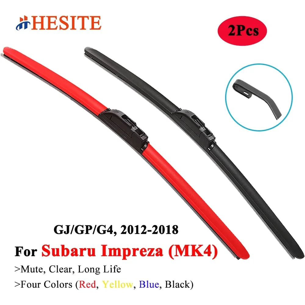 

HESITE Colorful Wiper Blades For Subaru Impreza MK4 G4 GJ GP 2012 2013 2014 2015 2016 2017 2018 Car Accessories Windshield Brush