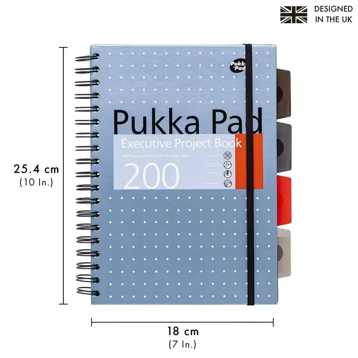 Книги Pukka Pads B5 Metallic Executive Project — Ассорти — в упаковке 3 шт.