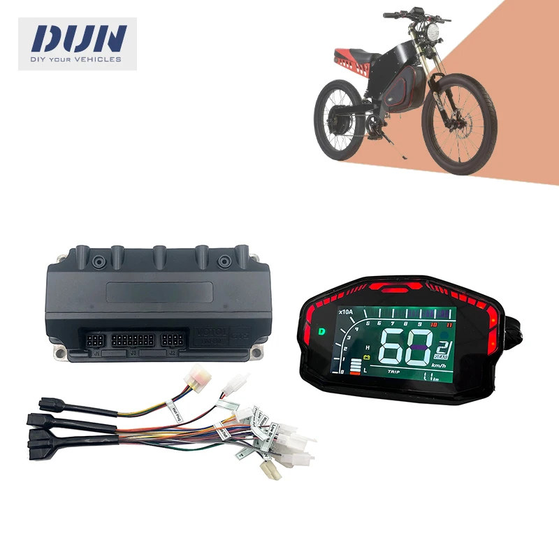 

VOTOL EM80GTS 60A Peak 100A 1KW-2.5KW ECU Sine Wave Electric Motor Controller with DKD Display For Scooter Ebicycle