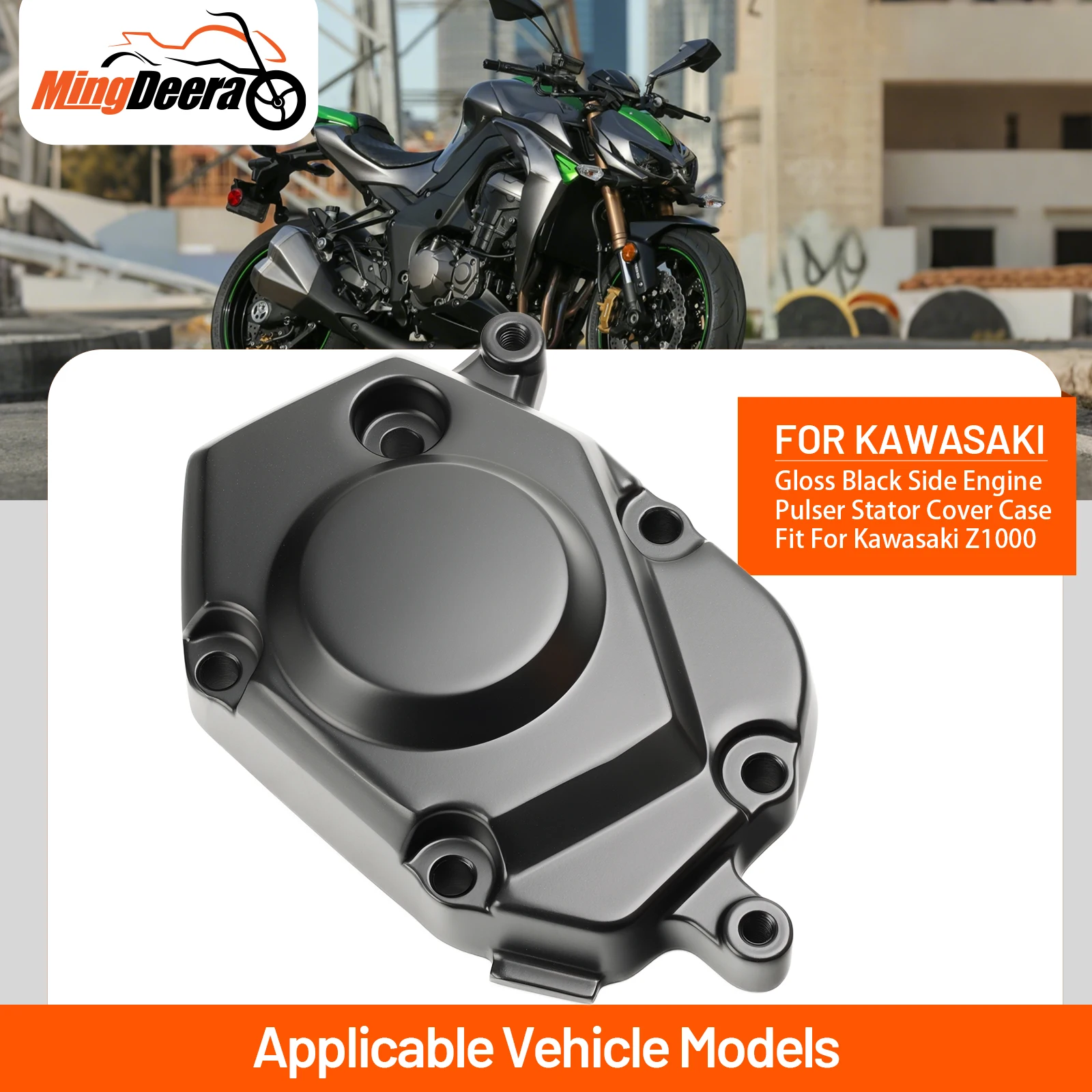 

Aluminum Stator Cover Engine Protection Fit For Kawasaki Ninja Z1000 Z1000SX 2017-2024 Motorcycle Crankcase Housing