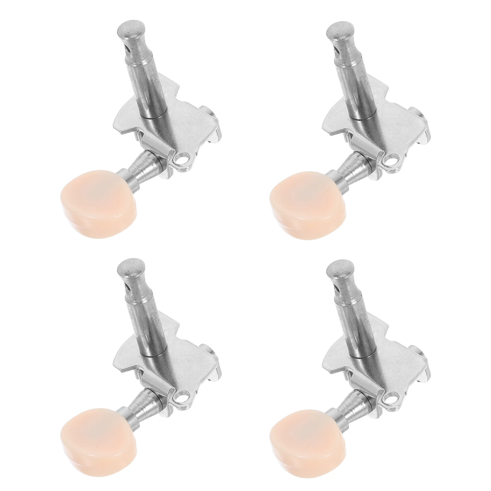 

4 Pcs Ukulele Accessories Guitar Locking Tuners Knob Open Zinc Alloy Pegs Acoustic