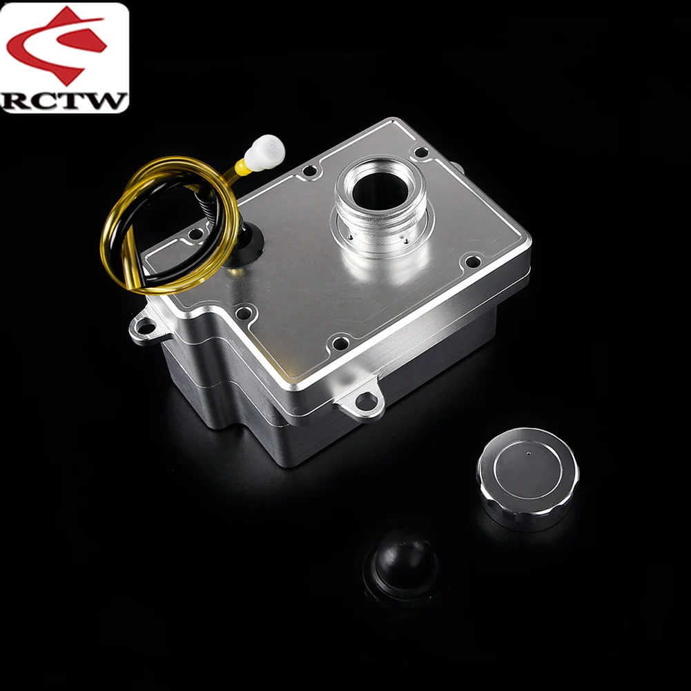 CNC Metal Aluminum Fuel Tank for 1/5 HPI ROFUN KM BAJA Losi 5IVE-T ROVAN LT/V5 ROFUN F5 MCD RR5 XS-5 Truck Rc Car Parts