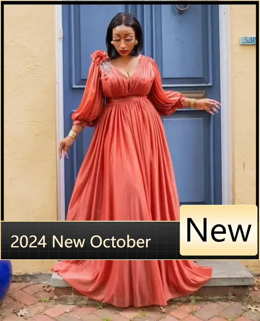 

African Dresses for Women Spring Autumn African Women Long Sleeve Plus Size Long Dress Maxi Dress African Clothes Women S-5XL