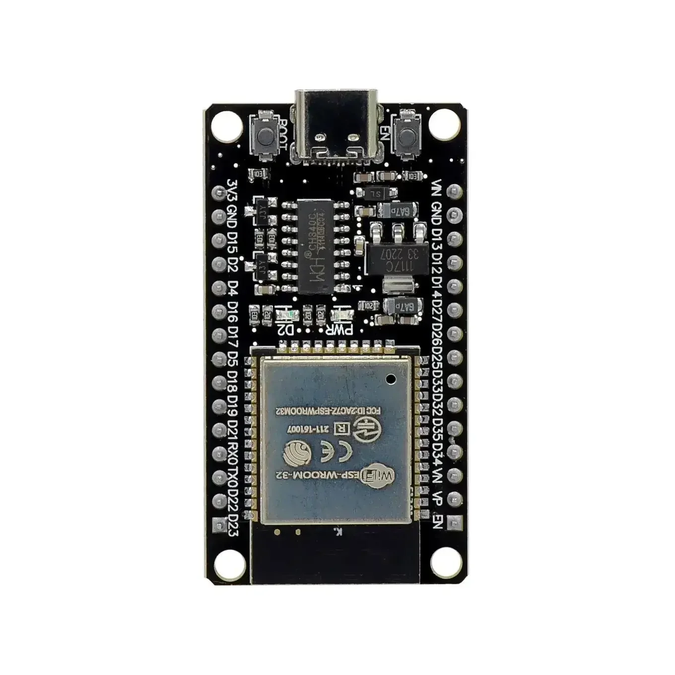 ESP32 Development Board TYPE-C MICRO USB CH340C WiFi+Bluetooth Ultra-Low Power Consumption Dual Core ESP32-DevKitC-32 ESP-WROOM