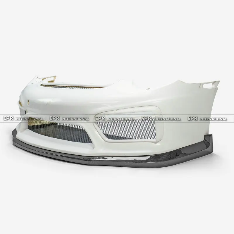 

For Cayman 987 GT4 Style Front Bumper w/ Undertray & Fog Light Cover - Exterior GT4 Front Bumper | Complete Sport Bumper Kit