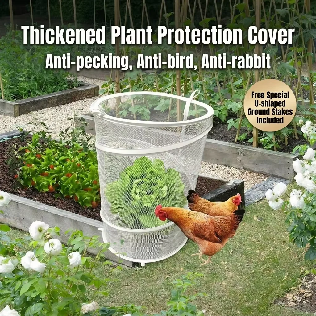 Garden Pop-up Plant Covers Insect Protection Covers Vegetable Flower Protection Covers Garden Seedling Plant Nets