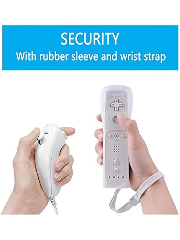 Pour Wii contrôleur housse sans fil manette de jeu à distance coque en silicone jeu vidéo coque de protection housse