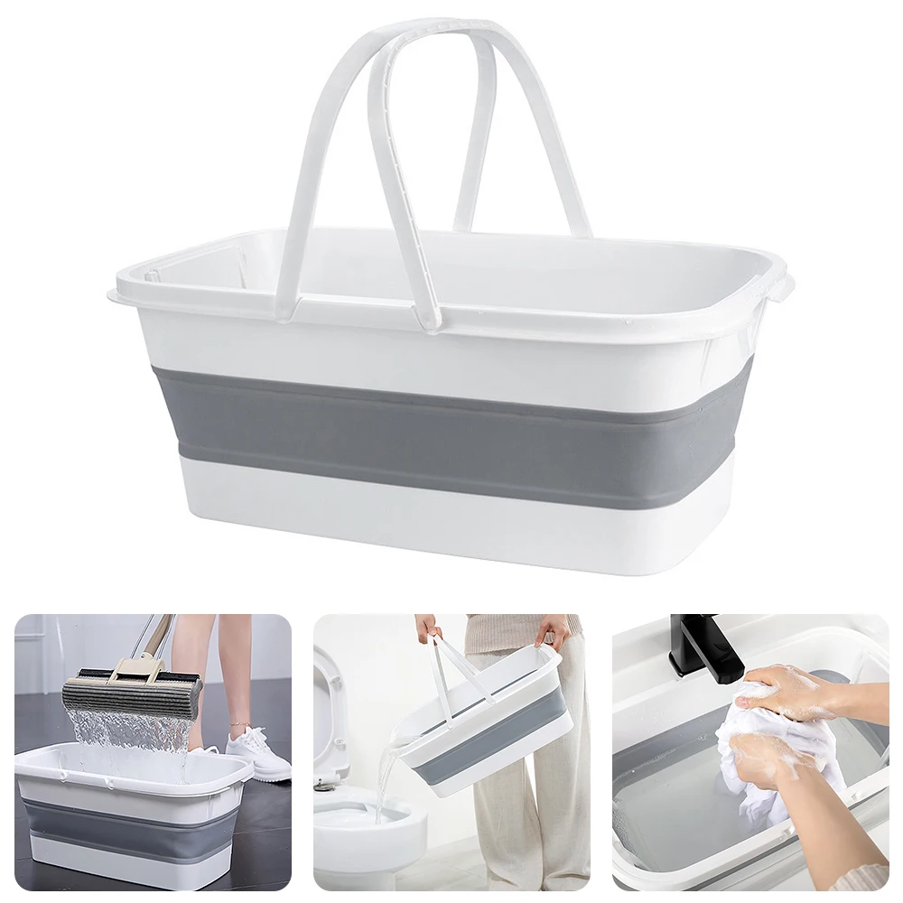 

Portable Foldable Basin Camping Car Wash Bucket Wash Basin Mop Bucket Home Outdoor thickened folding bucket