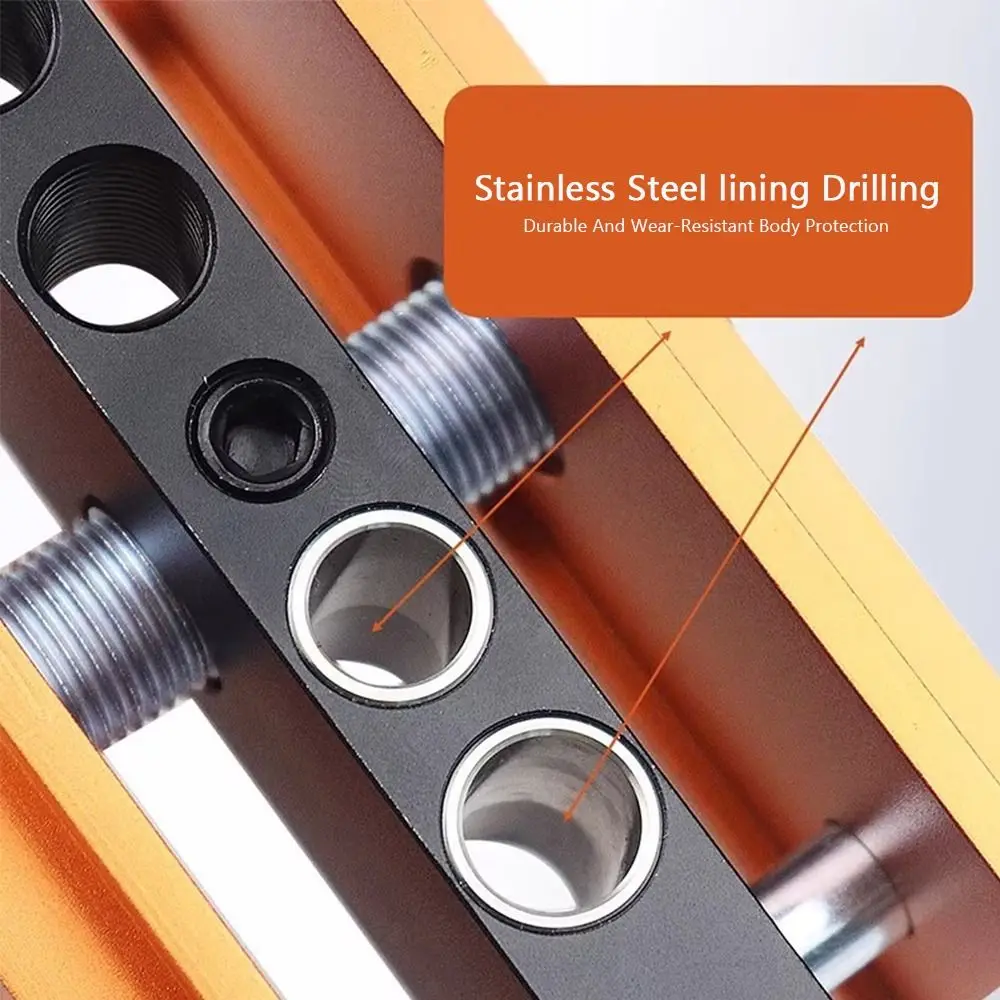 

Vertical Drill Locator Precision Align Stable Clamping Woodworking Clamp Labor Saving Clamp Fixed Wood Punch Tool Cabinet Making