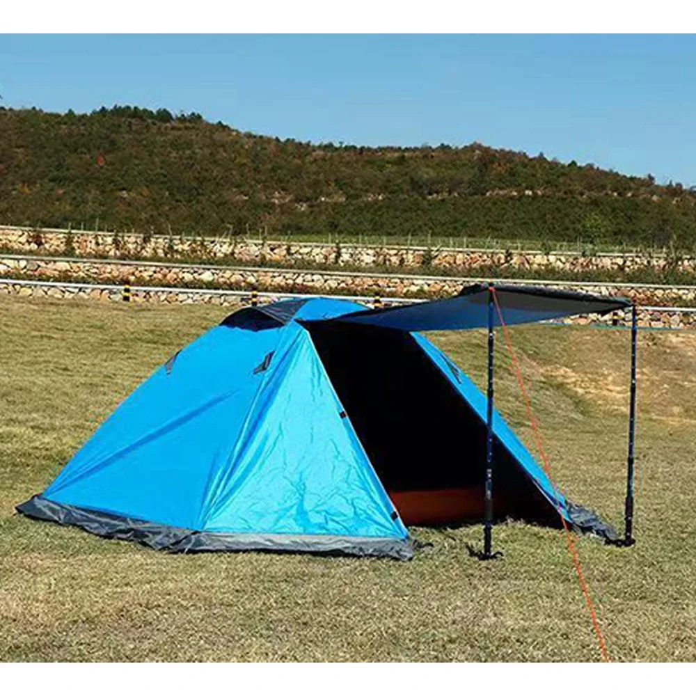 double layer four-season hiking outdoor thickened rainproof camping tent