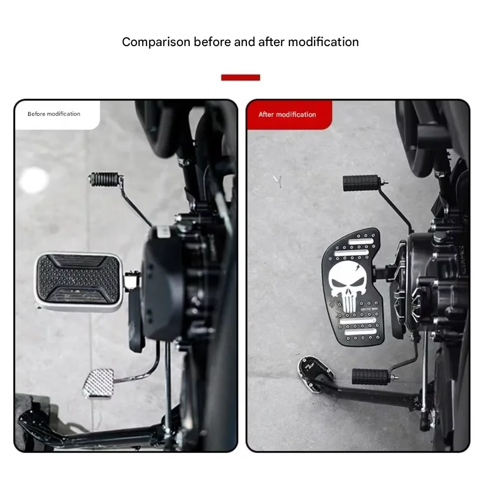 For Haojue TR300 Adjustable Front & Rear Gear Shift Lever & Enlarged Foot Peg Accessories