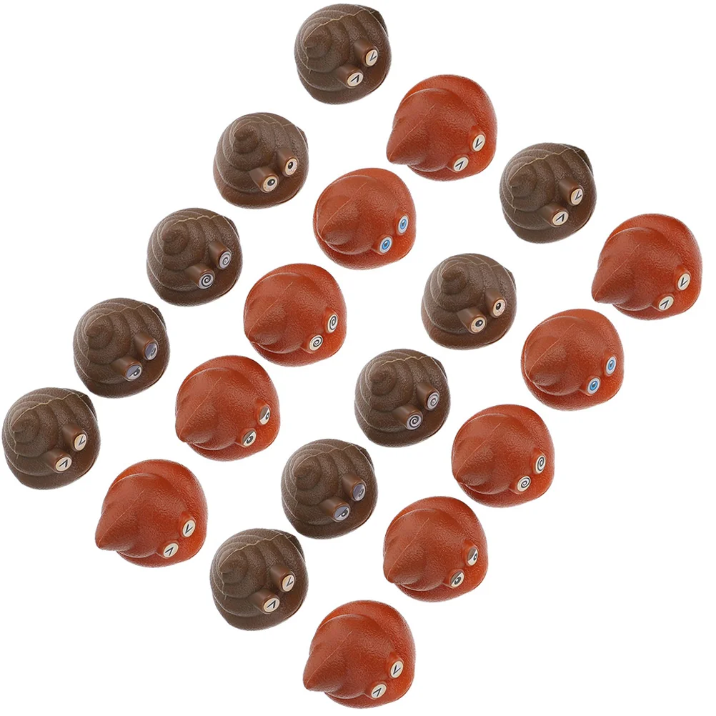 

20 Pcs Automatic Poop Toys Baby Realistic Pvc Poops Kids Playthings