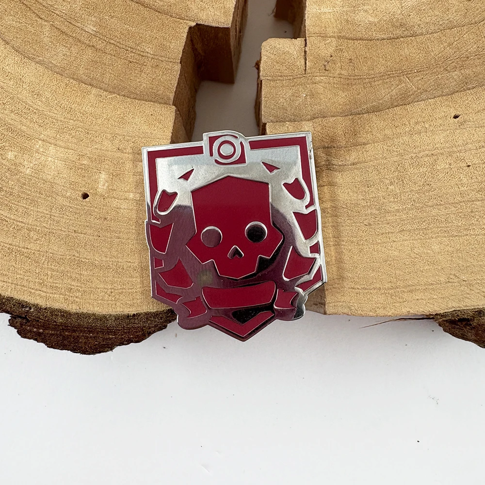 Helldivers 2 Truth Enforcers Logo Badge Shooting Game Peripheral Enamel Pin Gamer Collect Souvenirs