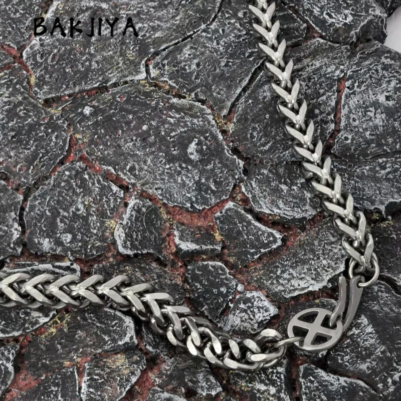 999% Pure Titanium Keel Chain Necklace for Men, Luxury High-end Clavicle Chain Lightweight Hypoallergenic Jewelry Gift for Men