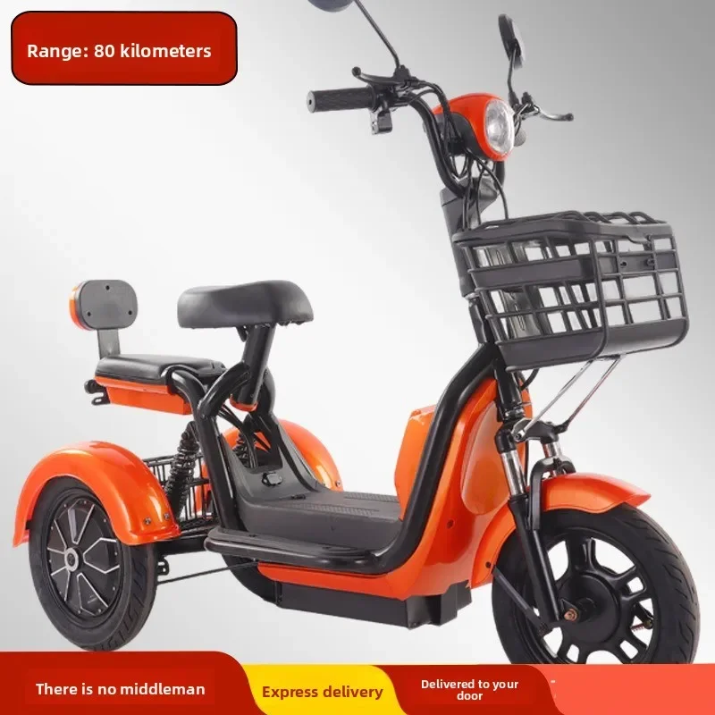 Electric Tricycle Household Small Scooter for The Elderly Recreational Vehicle Cross-border Supply Source Factory