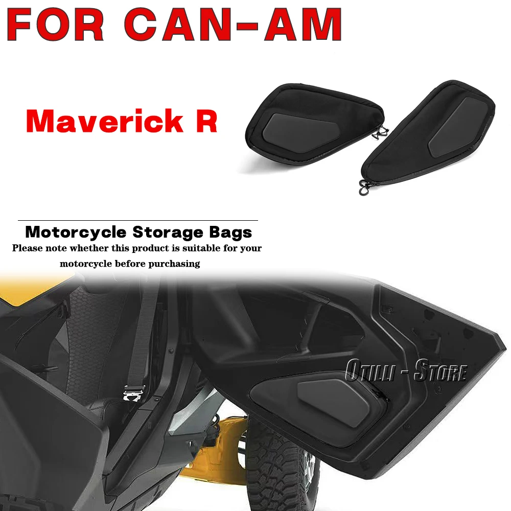 

For CAN-AM Maverick R New Motorcycle modification Parts New Lower Door Bags UTV 5 liters Capacity Tool Storage Pack Kit