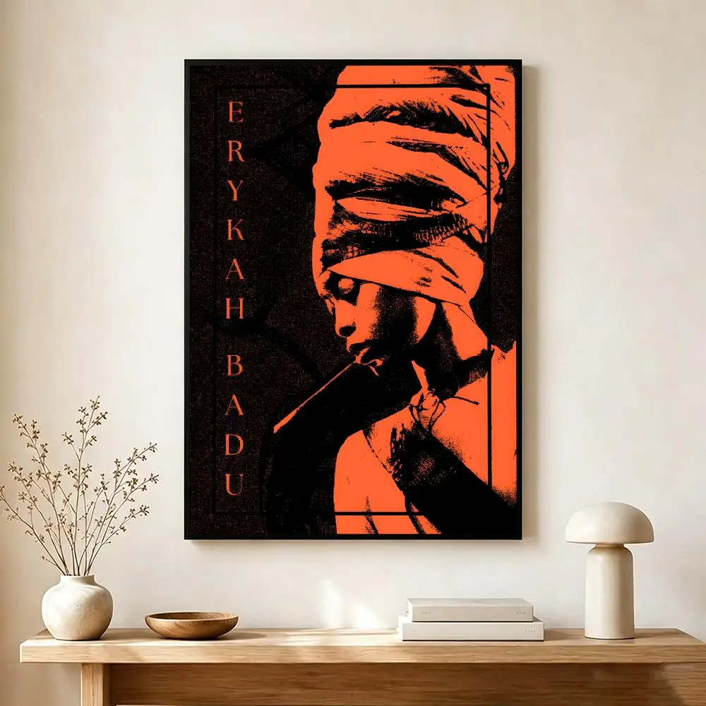 Neo-Soul E-Erykah Badu Poster Modern Home Decoration Interior Design & Contemporary Wall Art Collection