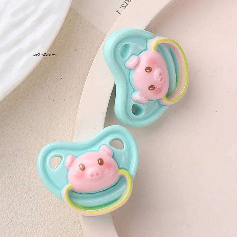10Pcs Mini Doll Pacifier Set Lovely Baby Doll Accessories Play House Supplies Dummy Nipples for Doll Babies Kids Toy