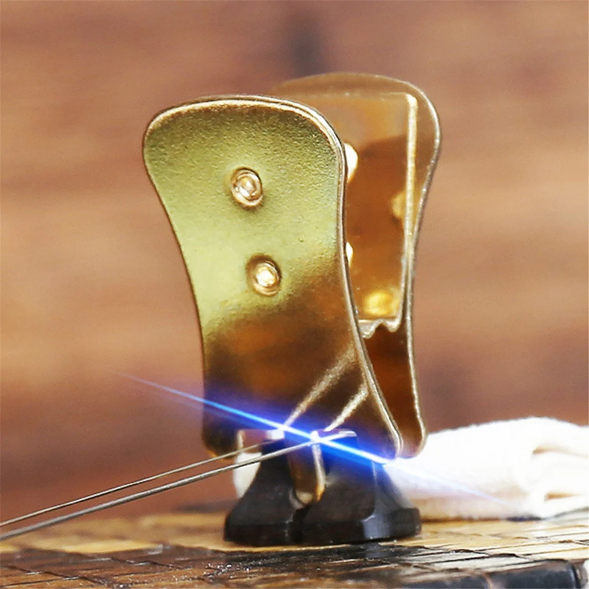 Gold-Erhu- Mute, Erhu Practice Mute, Erhu Accessories, Erhu Fittings Fiddle Mute-ABJQ