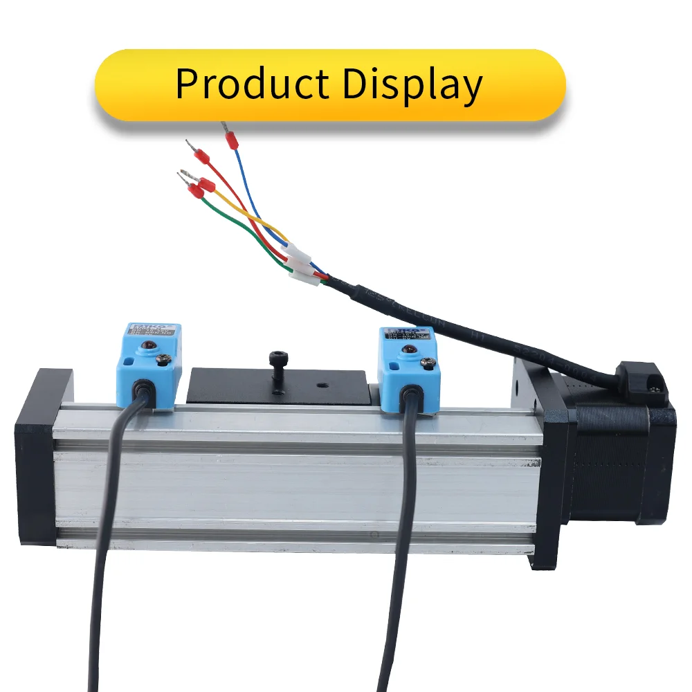 HPV15-42HB40-1204 Precision Ball Screw Linear Module Guide Rail Heavy Load Workbench Electric Platform 42 Motor