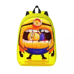 MEGA Minions Cute Backpack Student School Bookbag Canvas Daypack Preschool Kindergarten Bag Gift