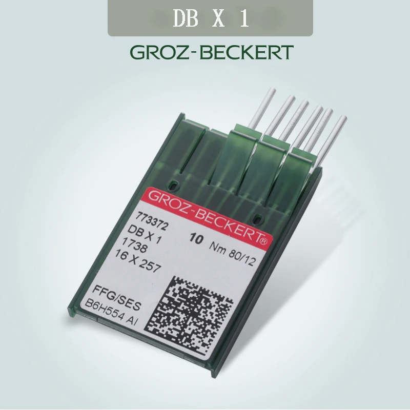 10PCS/1 Box Groz Beckert DBx1 16x257 1738 Sewing Machine Needles