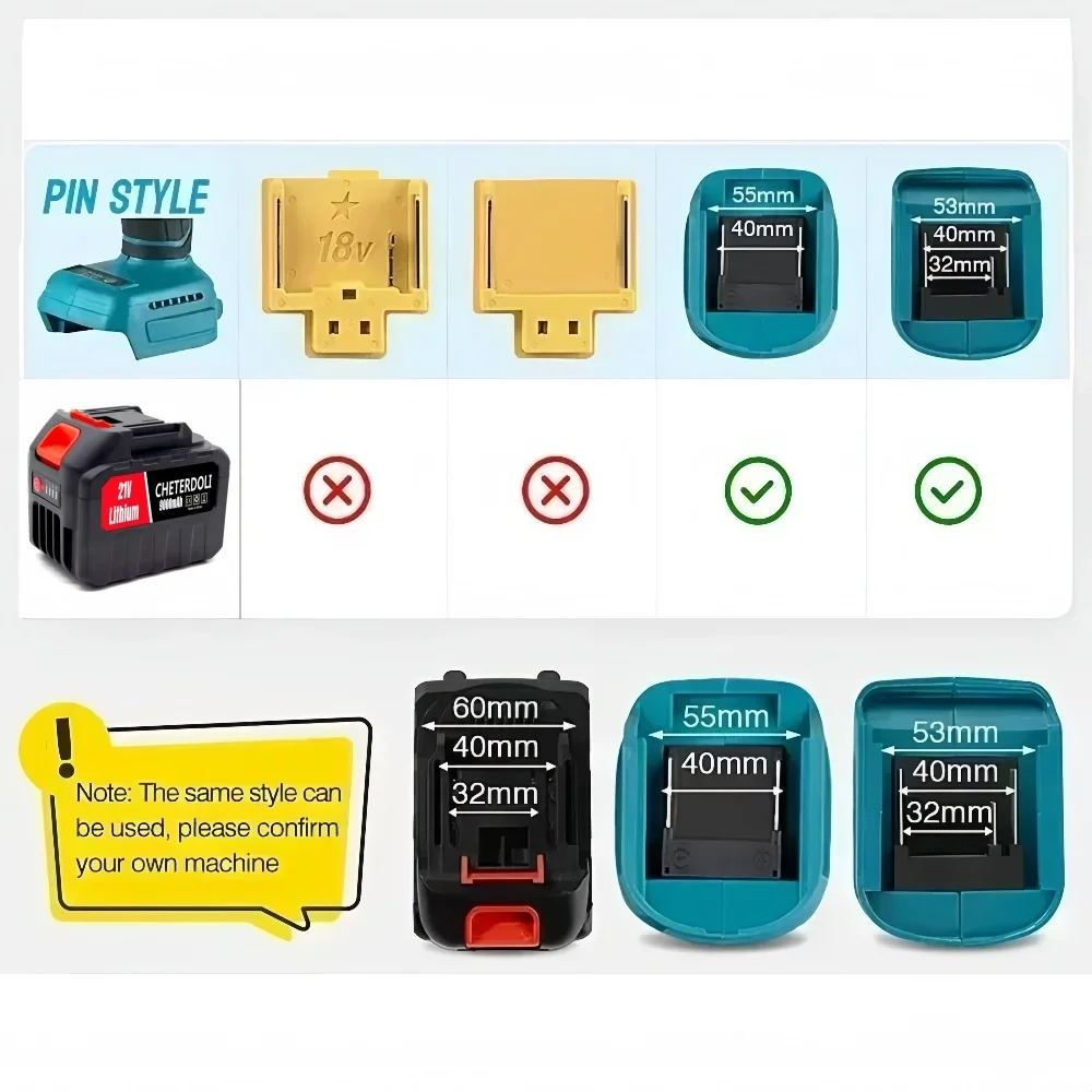 Para batería Makita 18V 21V 3000-6000-9000mAh Compatible con herramientas de iones de litio BL1850B BL1840B BL1820B BL1830B BL1415