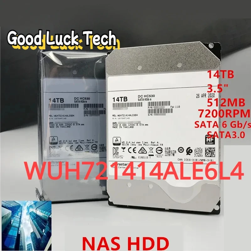 HDD For W-D WUH721414ALE6L4 14TB 3.5