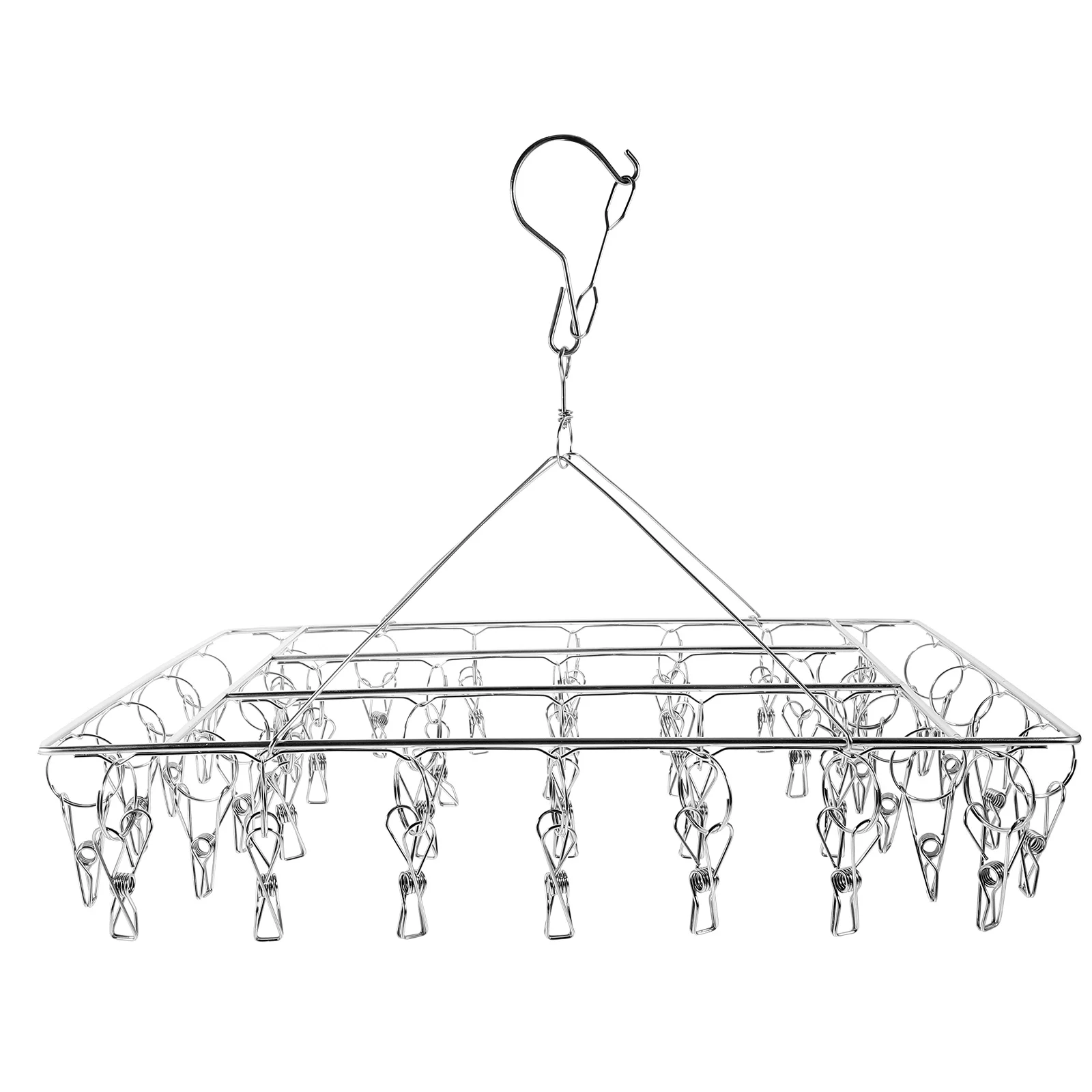 

Drying Rack Clothes Hanging Hanger Coat Hangers Towel Stainless Steel Rod Indoor Racks