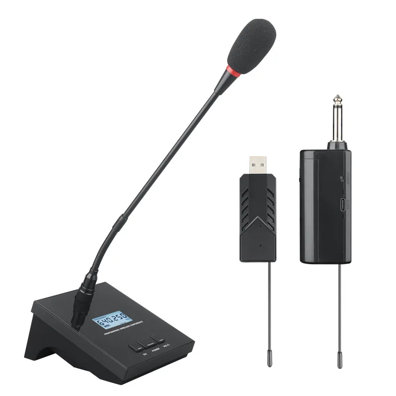 Conference Gooseneck Desktop Microphone Professional Remote Conference Room Video Speech Broadcasting Universal Microphone