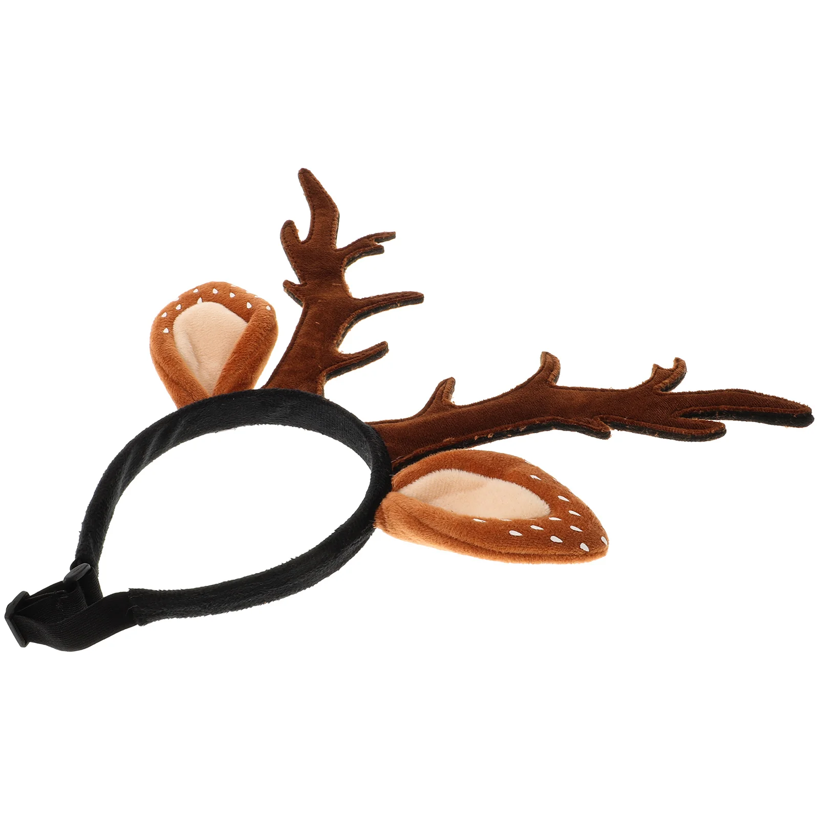Pet Cat Christmas Antler Headband Size L Costume Hair Hoop Accessory for Dogs Cats Festive Use Headband for Cat