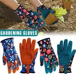 1 Pair Thorn Proof Gardening Gloves Polyester Fiber Pruning Gloves Breathable Garden Weeding Working Gloves for Picking Pruning