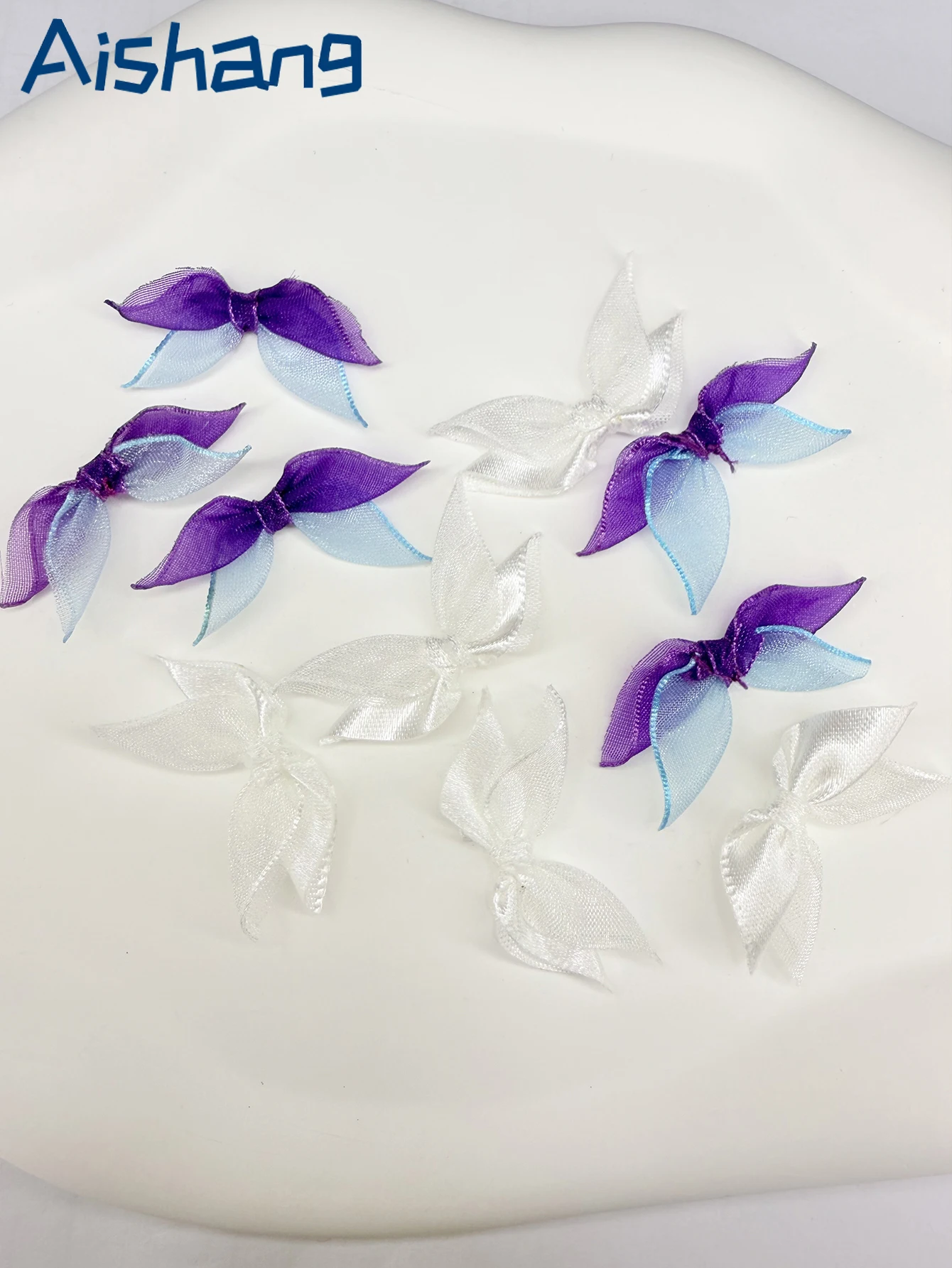 

Mesh Lace Ribbon Bows Mutilcolor Polyester Satin Ribbon Bow Flower DIY Decoration Headwear Accessories Decor Hair Clips