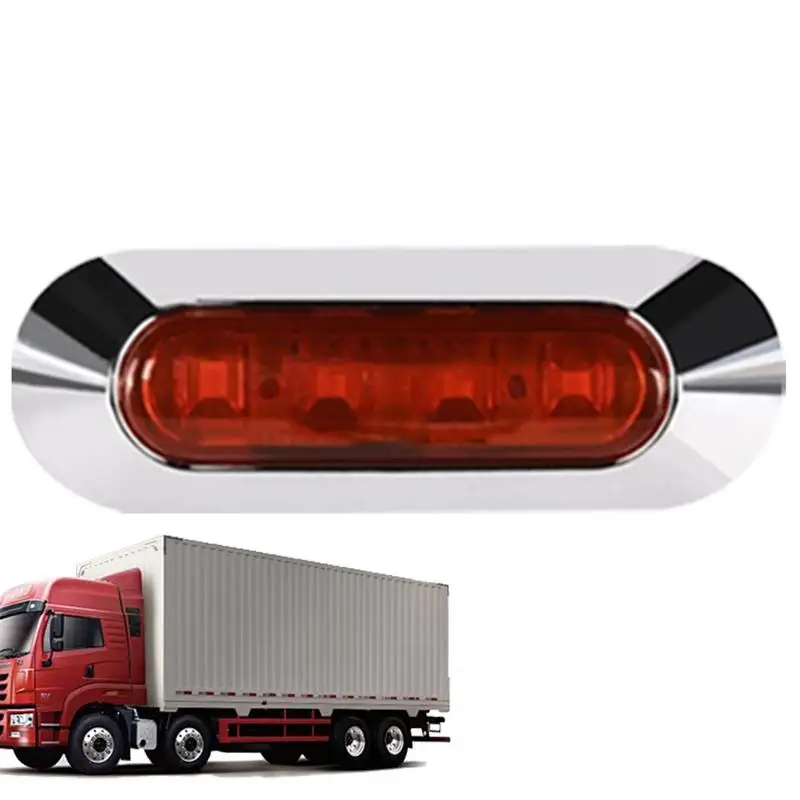 Car Trailer Side Marker Lights 4 LED LED Trailer  LED Boat Navigation Light 12V 24V Waterproof Signal Lamp Marine Yacht Warning