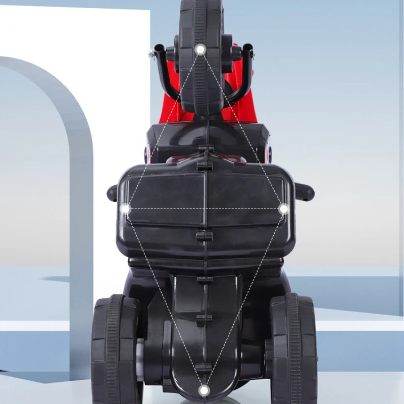 ‌Children's Electric Motorcycle with Pedal‌,Rechargeable Tricycle Toy 1-3Y,One-Button Start Parent Remote Control,Birthday Gift