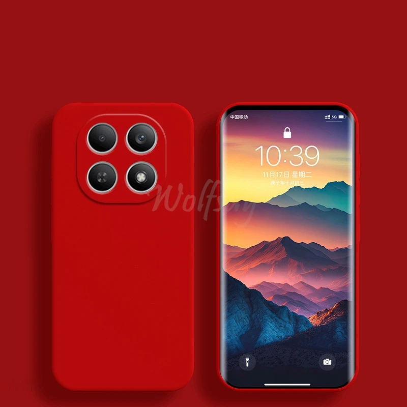 Für Xiaomi Redmi Note 15 Pro Hülle, flüssiges Silikon, schlichtes Gummi, Redmi Note 15 Pro Cover, Telefonschutz, Redmi Note 15 Pro Plus – Detail 18