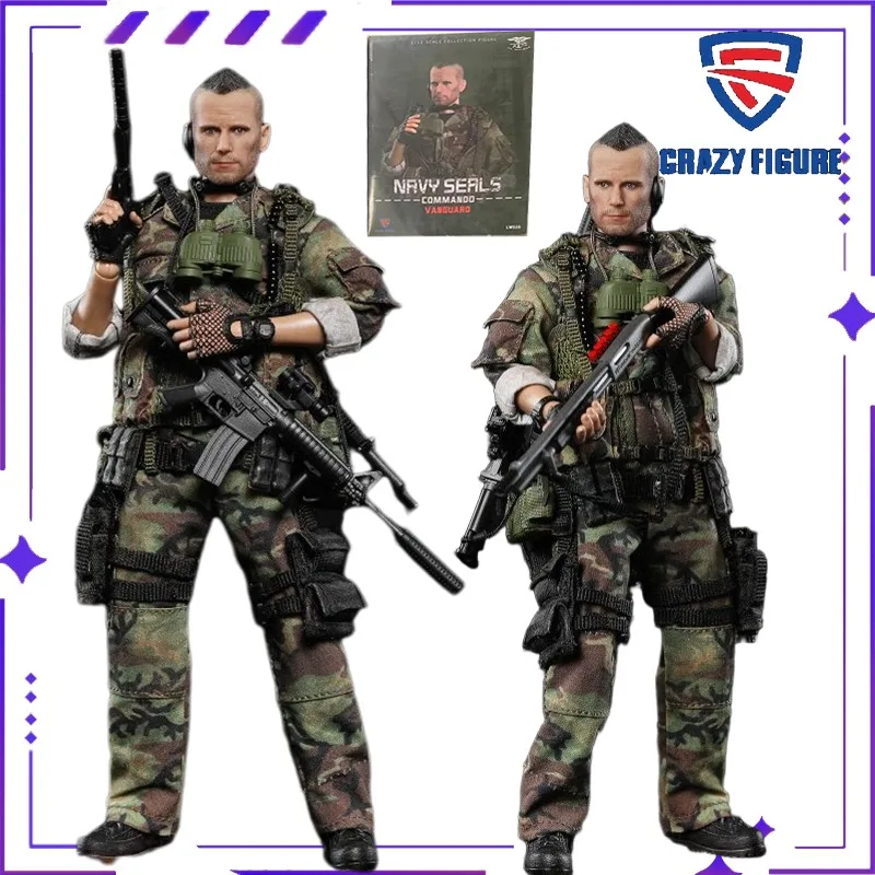 مجنون الشكل الأصلي ختم القوات الخاصة الاعتداء قائد الفريق 1/12 القماش المحمول الملابس دمية الجندي نموذج اليدوية لعبة هدية