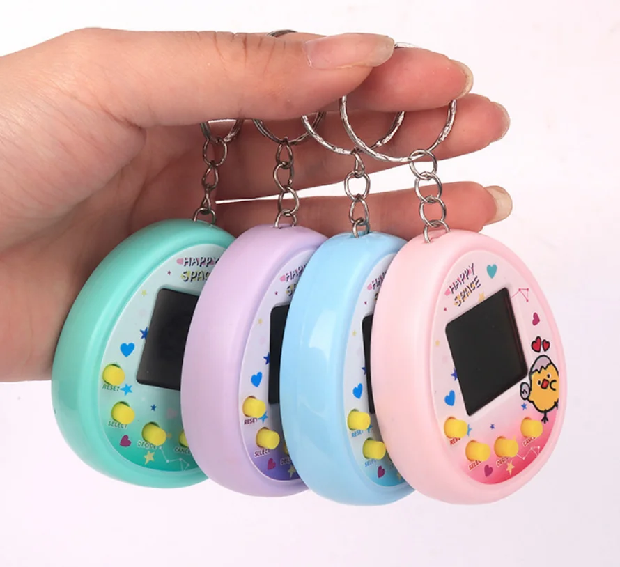 

Childhood Nostalgia Handheld Game Pocket Console, Interactive Virtual Pet Raising Toy with Feeding Function, Mini Pet Game Machi