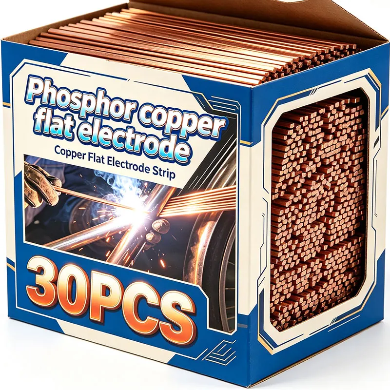Flat Brass Welding Rod Copper Wholesale Silver Brazing Soldering Rods Air Conditioners Refrigeration Bronze Tube Welding Sticks