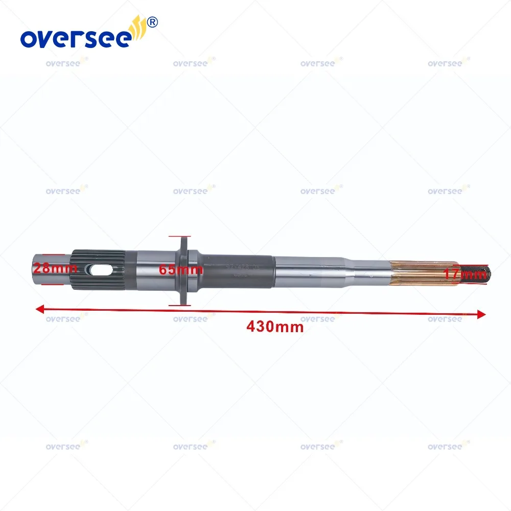 For Yamaha 200 225 250HP 2-Stroke 1990+ Outboard Engine Prop Shaft Counter Rotation 69K-45611-00 Propeller Shaft