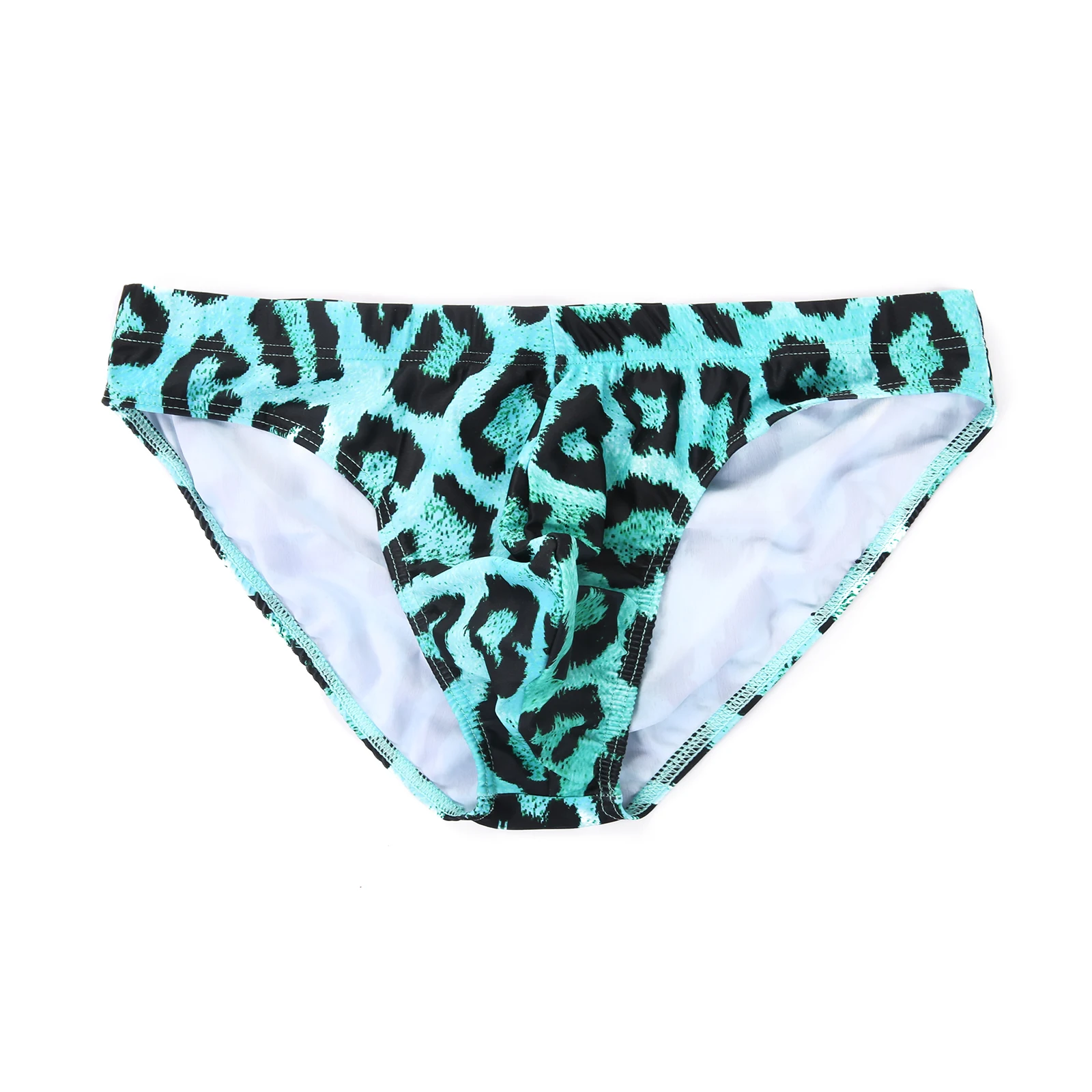 Badehose Leopard Badeanzug Herren Bikini Sexy Bademode Badehose Mann Schwimmen Badeanzug Beachwear Strandshorts – Detail 12