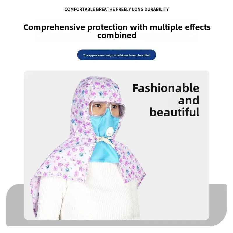 Hood Dust Cap Mask Stevedores Men Women Labor Insurance Anti Ash Anti Industrial Dust Polishing Cutting Protective Shawl Cap