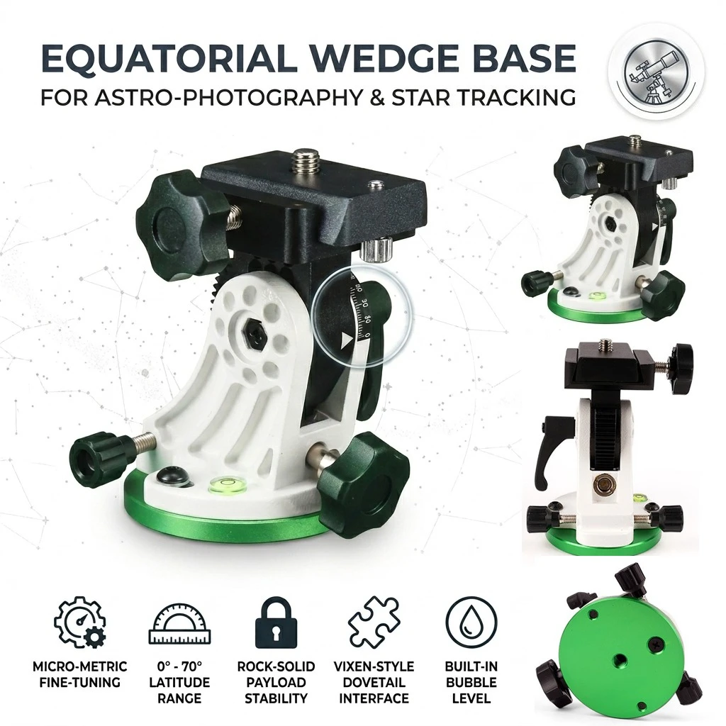 Sky-Watcher Star Adventurer Latitude EQ Basis Equatorialer Keil mit Vixen-Platte für Seestar S50 Dwarf 3 Astrofotografie-Stativ