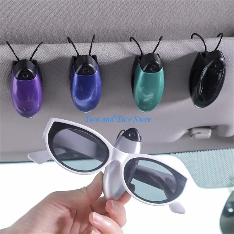 

HX6F Multifunctional Eyeglass Clamp for Car SunVisor Driver Sunglasses Holder Clip