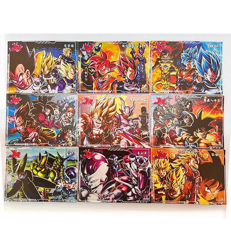 Tide Cards Dragon Ball Son Goku Broli Majin Buu Vegeta Iv Cell Jr Cards Anime Characters Game Collections Boys Birthday Gifts