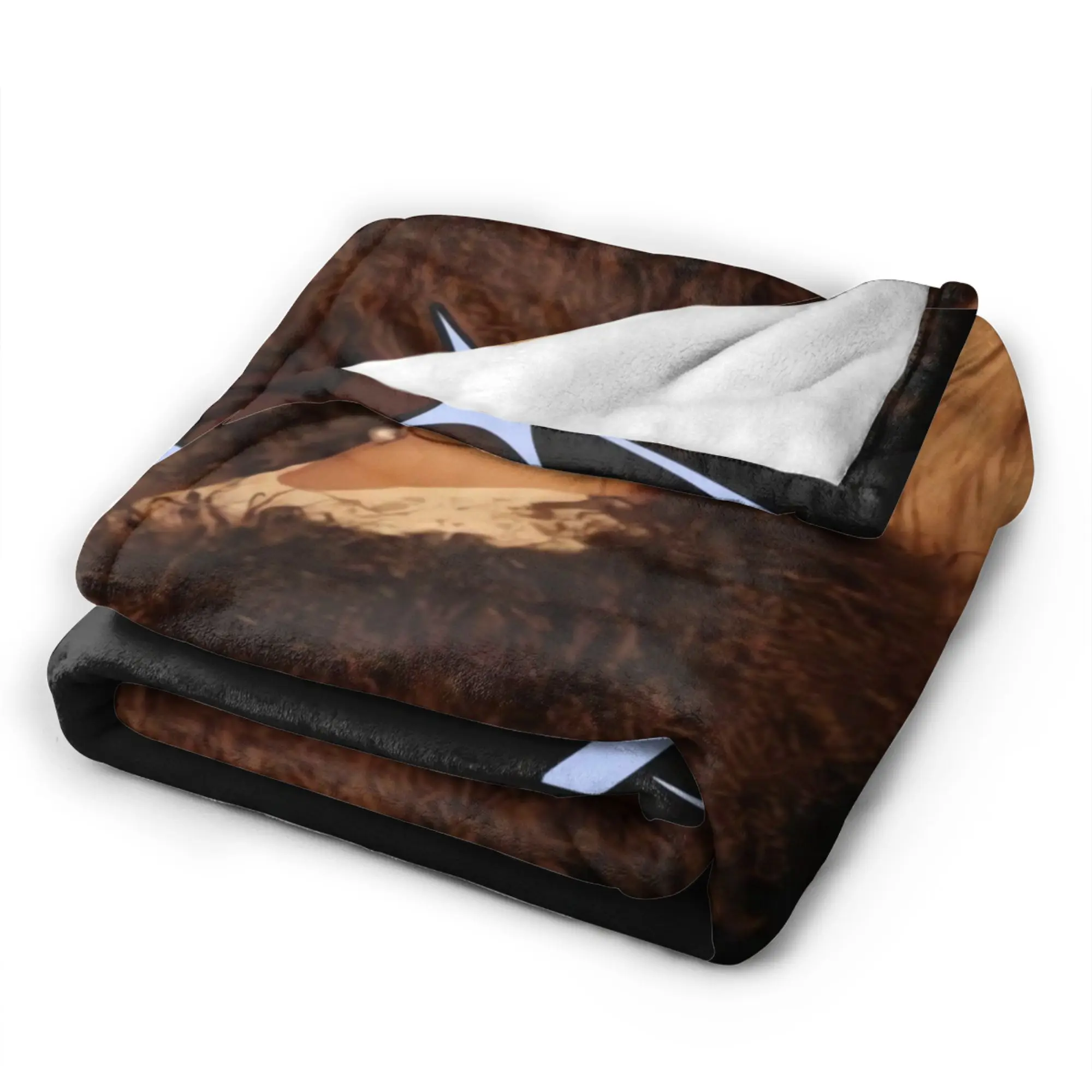 Black Fur Profile Logo Freya Skye Blanket  Super Soft Plush Throw Blanket For Kids Adult Living Room Flannel Bedspread Bed Cover