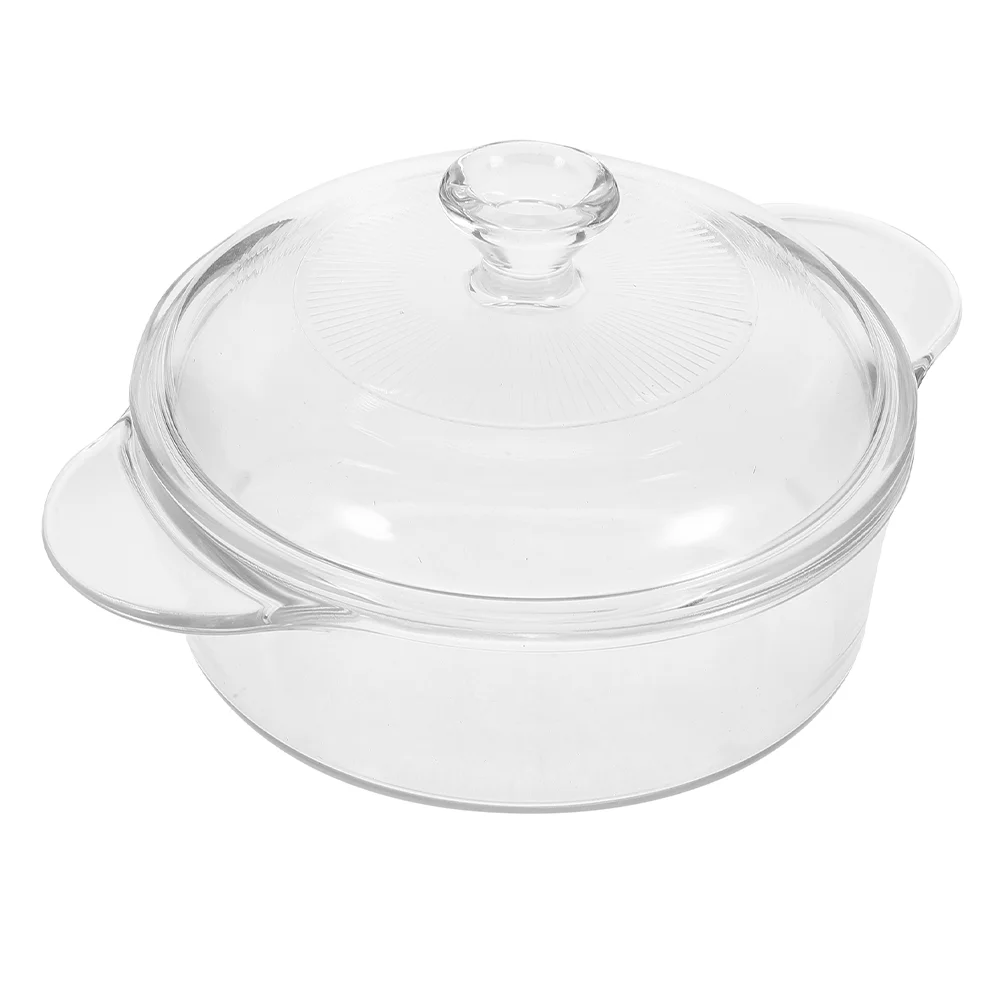 

Glass Bowl Salad Serving Breakfast with Cover Large Bowls for Entertaining Deep