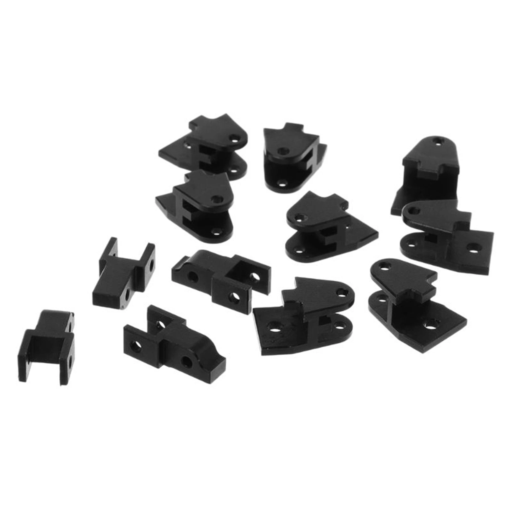 

B49B-1 Set Steel Leaf Spring Suspension & 6 Pcs Connector Links Rod Ball Head Rod Upgrade Parts