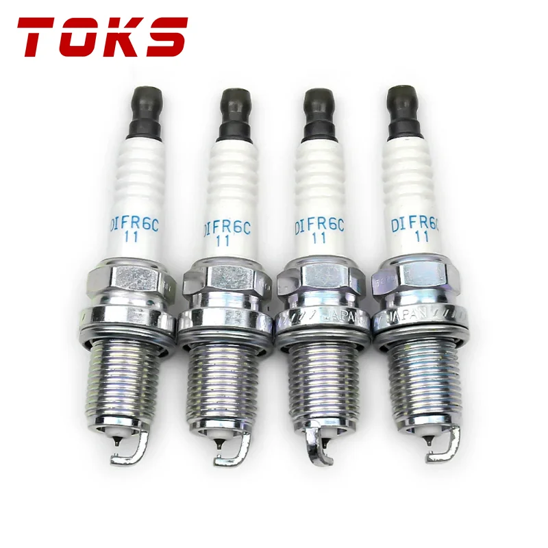 4pcs 1822A069 DIFR6C11 Dual Iridium Spark Plug For Mitsubishi Lancer Outlander 2.0L L4 MN1822A09 VFK20F0 242 236 642 FR7DII35X